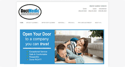 Desktop Screenshot of ductmedic.com